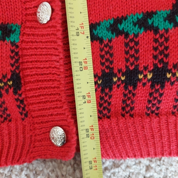 Alfred Dunner Vintage Scottie Dog Novelty Sweater Vest Size Medium Petite - Picture 6 of 8